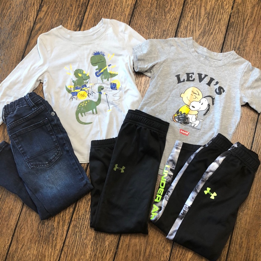 4T Boys Lot, Levi’s, Under Armour, Cat & Jack